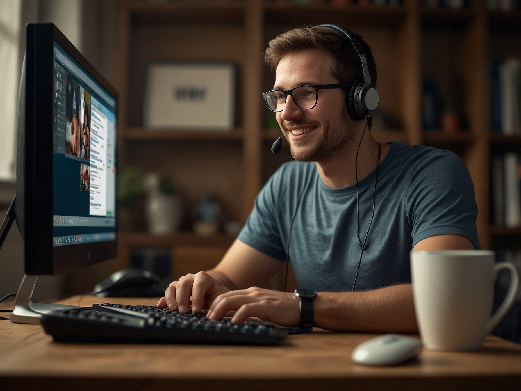 Soporte al cliente asistiendo a un usuario